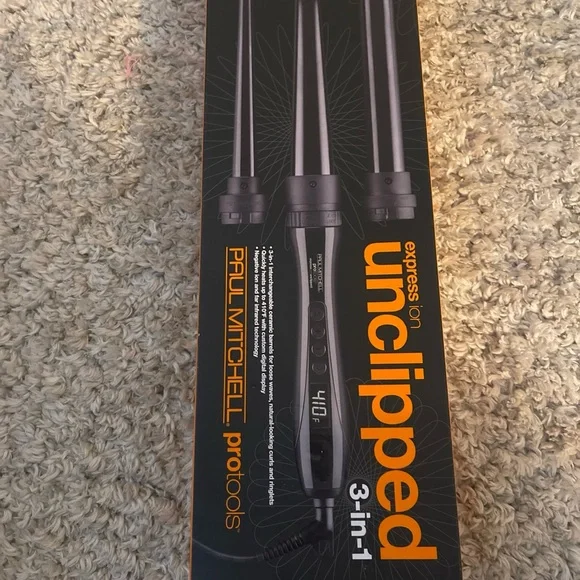 Paul Mitchell Unclipped Curling Set - with 2 bonus attachments - Picture 4 of 8